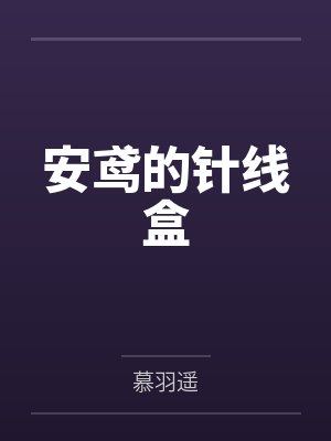 安鸢的针线盒封面